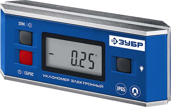 Электронный уровень-уклономер ЗУБР МИНИ, 0 - 90°, ±0.05°, Профессионал