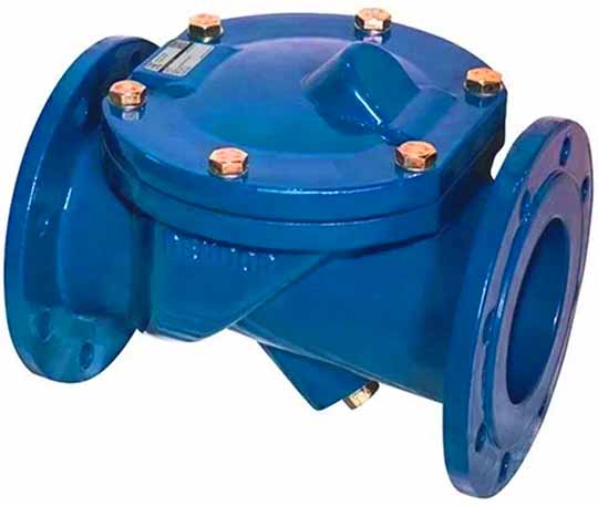 Клапан обратный DENDOR фланцевый 015F Ду100