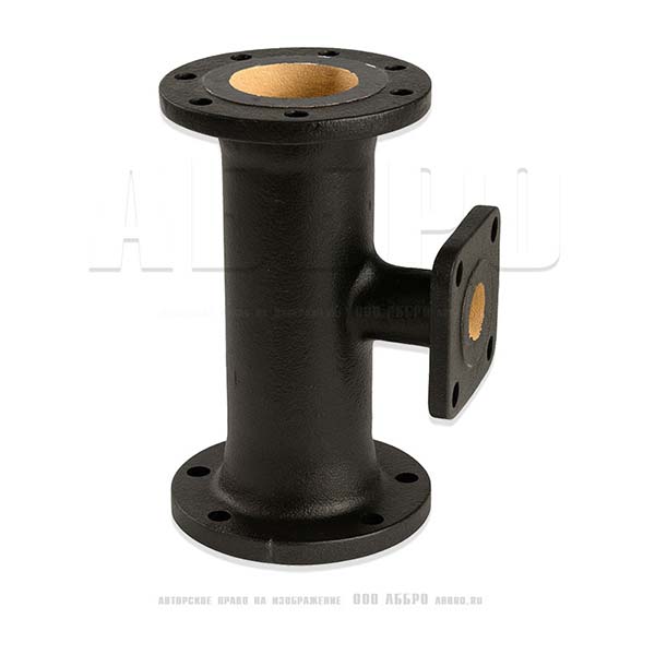 Тройник фланцевый ТФ 80х50 ВЧШГ ЦПП цинк алюминий