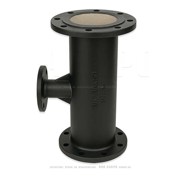 Тройник фланцевый ТФ 150х50 ВЧШГ ЦПП цинк алюминий