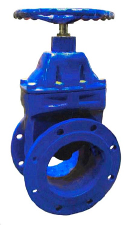 Задвижка клиновая VGA D17.04 фланцевая, с маховиком, DN 100 PN 16, L=190мм