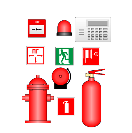 Противопожарное оборудование и инвентарь
